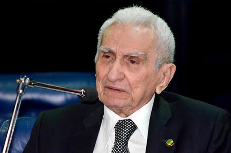 O ex-senador faleceu na madrugada desta quinta-feira, em Natal, aos 98 anos - Waldemir Barreto/Agência Senado