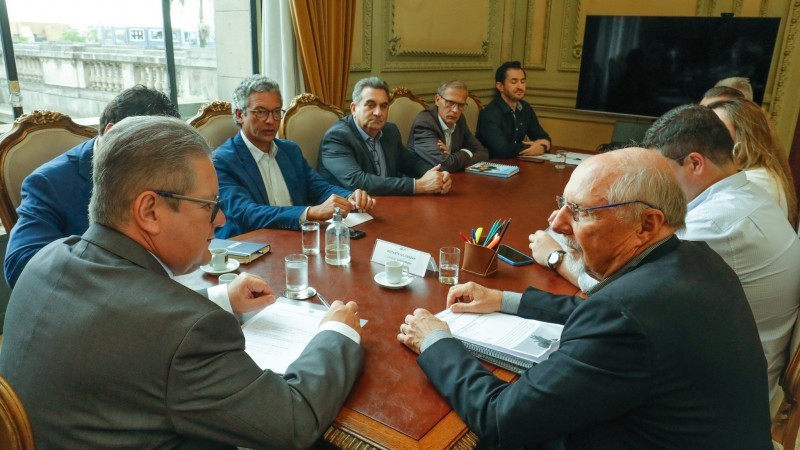 Ranolfo representantes da RTI no Gabinete do Governador - Foto: Itamar Aguiar / Palácio Piratini