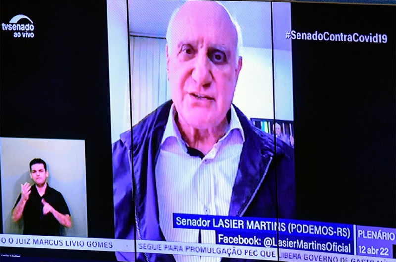 O senador Lasier Martins (Podemos-RS) disse que o ministro é um “campeão de arbitrariedades” - Jefferson Rudy/Agência Senado