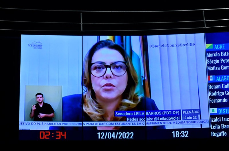 A senadora Leila Barros (PDT-DF) ressaltou a importância da proposta para o incentivo ao esporte - Waldemir Barreto/Agência Senado