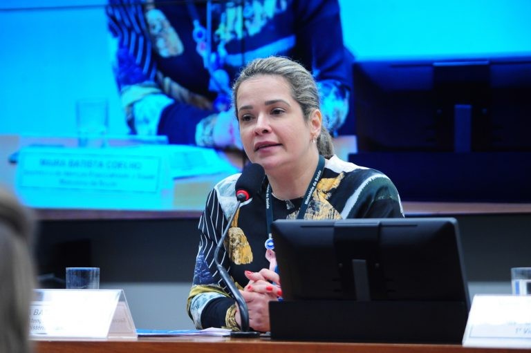 Maira Batista apresentou os dados sobre a expansão do plano em comissão especial - (Foto: Billy Boss/Câmara dos Deputados)