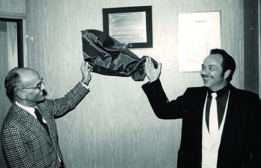 Registro da inauguração da primeira sede - Foto: arquivo Sindmóveis