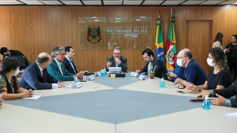 Governador Ranolfo destacou a importância de manter a disciplina fiscal do Estado - Foto: Gustavo Mansur / Palácio Piratini