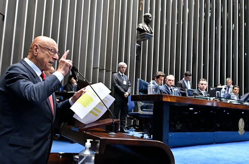 O senador Esperidião Amin (PP-SC) solicitou ao presidente do Senado, Rodrigo Pacheco, que delibere sobre os requerimentos de convite aos ministros