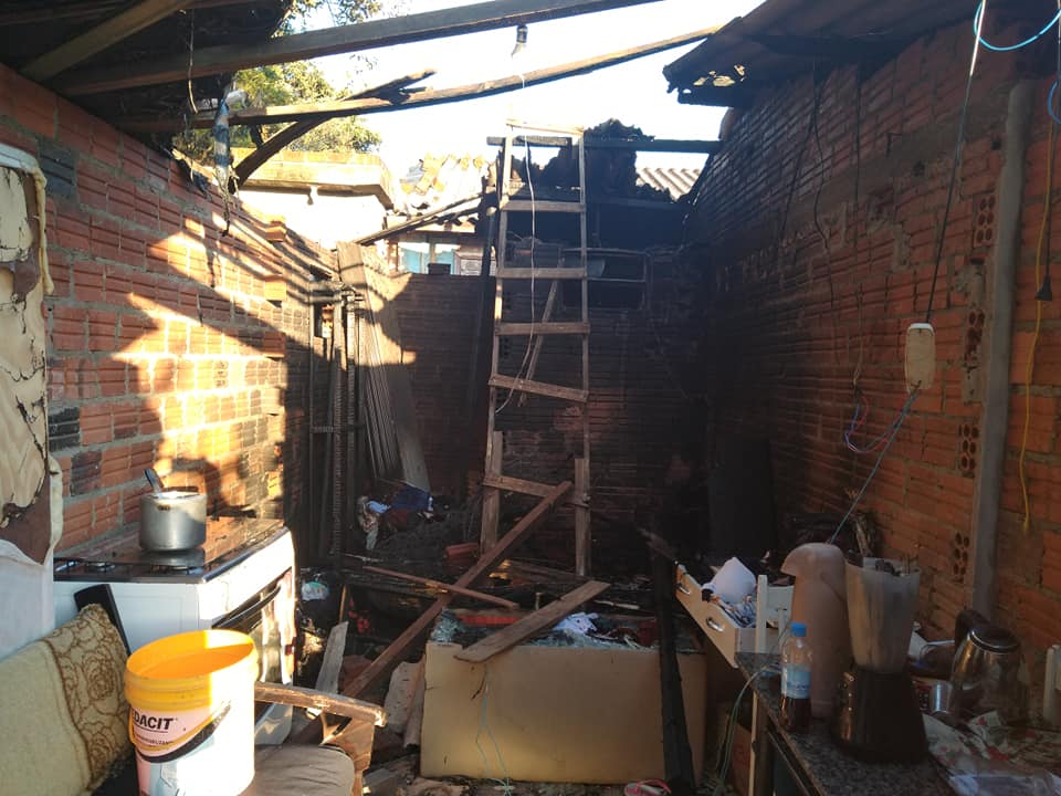 Em surto, mulher coloca fogo na própria residência em Garibaldi