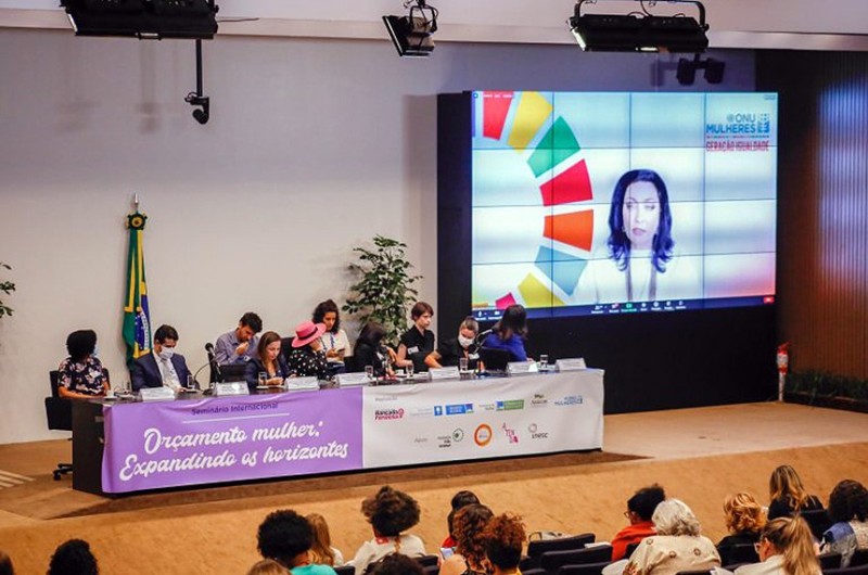 Seminário Internacional Orçamento Mulher: Expandindo os Horizontes, no auditório Nereu Ramos da Câmara dos Deputados - Elaine Menke/Câmara dos Deputados
