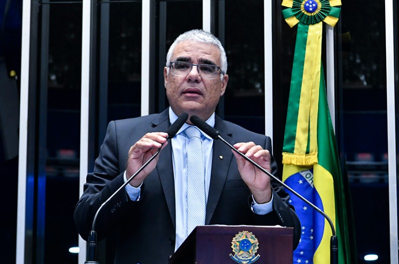 Para o senador Eduardo Girão (Podemos-CE), desviar verba pública em época de pandemia não é apenas corrupção contra a administração pública, mas assassinato - Waldemir Barreto/Agência Senado
