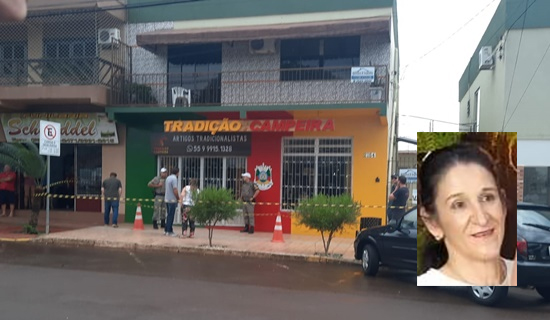 Comerciante é morta a pauladas dentro de loja