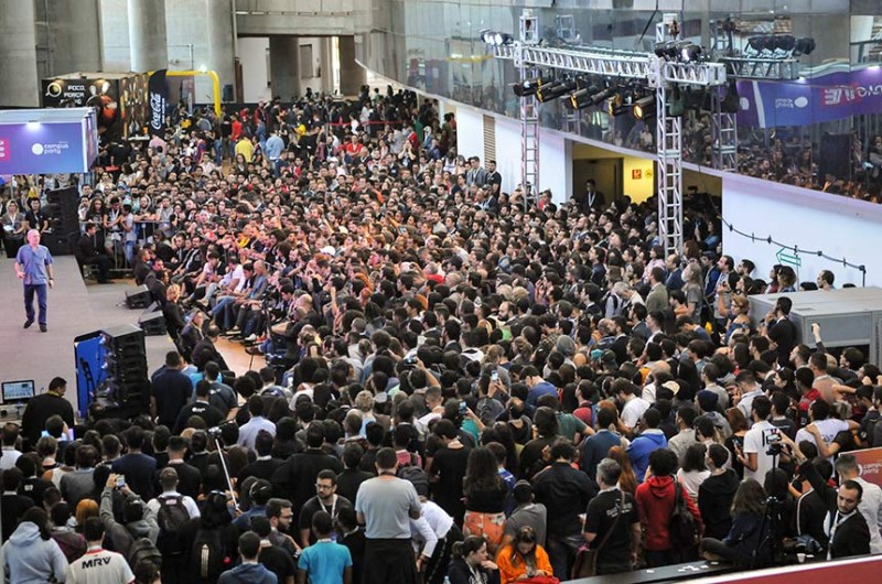 Encontro de tecnologia em Brasília em 2019, antes da pandemia: profissionais de eventos enfrentaram desafios na crise sanitária - Vinícius de Melo/Agência Brasília