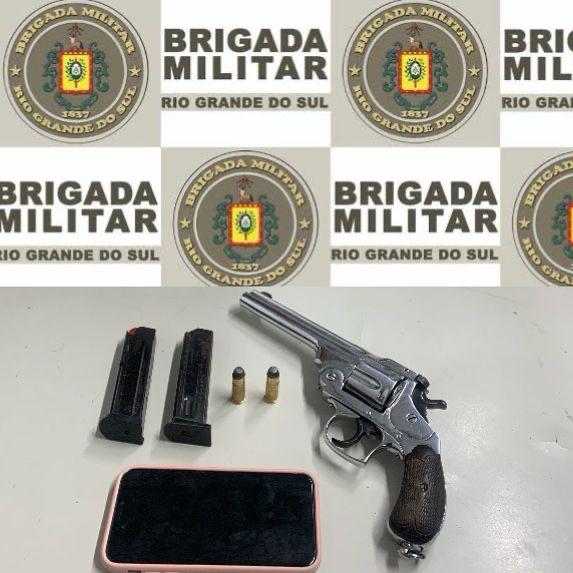 Mulher é presa com arma na Avenida Planalto em Bento Gonçalves