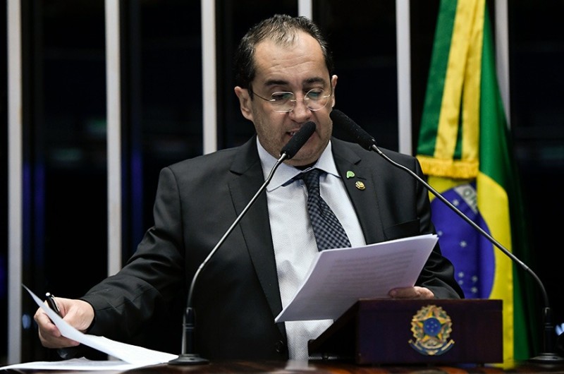 O senador Jorge Kajuru (Podemos-GO) ressaltou que a postura de Pacheco foi importante para baixar a “temperatura política que, em alguns momentos, pareceu correr o risco de entrar em combustão”. - Jefferson Rudy/Agência Senado