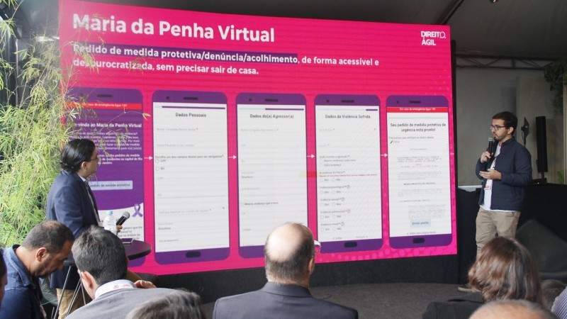Pitchs de govtechs para desafios de governo nas áreas de engajamento, serviços públicos e eficiência administrativa - Foto: Laiz Flores Oliveira - ASCOM/SPGG