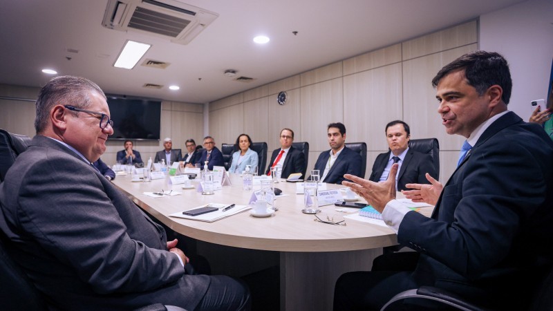 Governador reuniu-se com o diretor-relator da Aneel, Sandoval Feitosa, com o propósito de solucionar impasse no projeto - Foto: Felipe Dalla Valle / Palácio Piratini