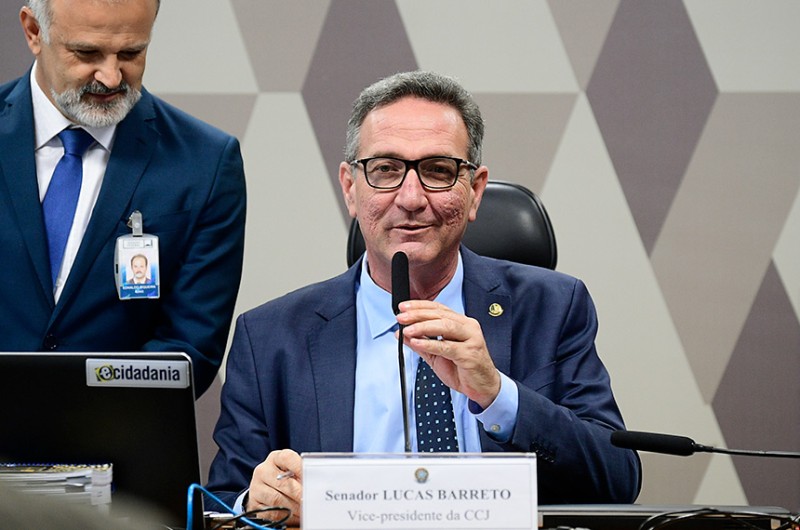 Lucas Barreto é vice-presidente da CCJ - Pedro França/Agência Senado