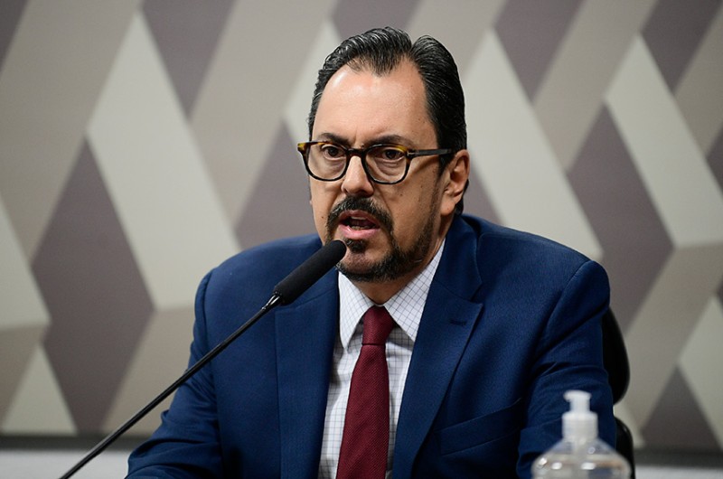 A indicação do juiz de direito Jayme Martins de Oliveira Neto recebeu 19 votos favoráveis e nenhum contrário - Pedro França/Agência Senado