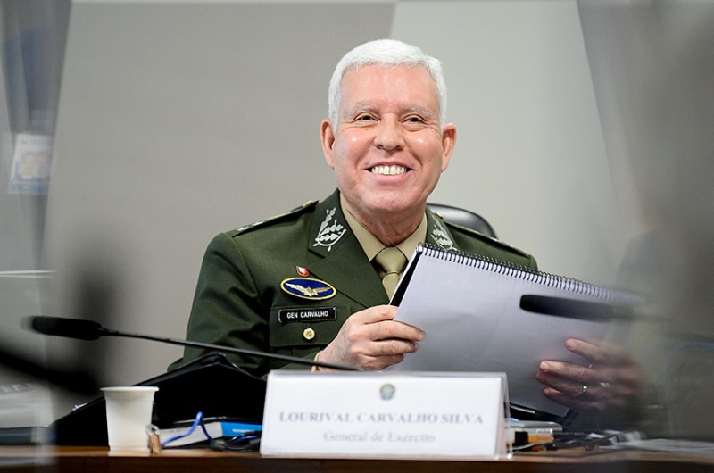 O nome do general Lourival Carvalho Silva para ministro do STM foi aprovado por 37 votos a favor, três contrários, e uma abstenção - Pedro França/Agência Senado