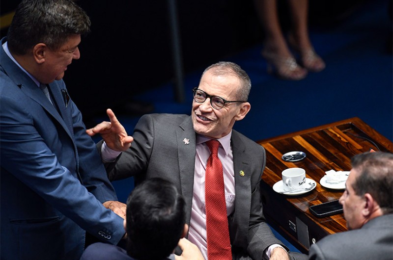 O pedido para a sessão de debates foi feito pelo senador Fabiano Contarato (PT-ES) - Jefferson Rudy/Agência Senado
