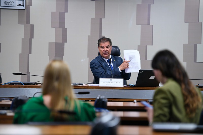 Nelsinho Trad presidiu a reunião - Edilson Rodrigues/Agência Senado