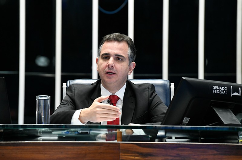O presidente do Senado, Rodrigo Pacheco, informou que a Medida Provisória será votada apenas na semana que vem - Roque de Sá/Agência Senado