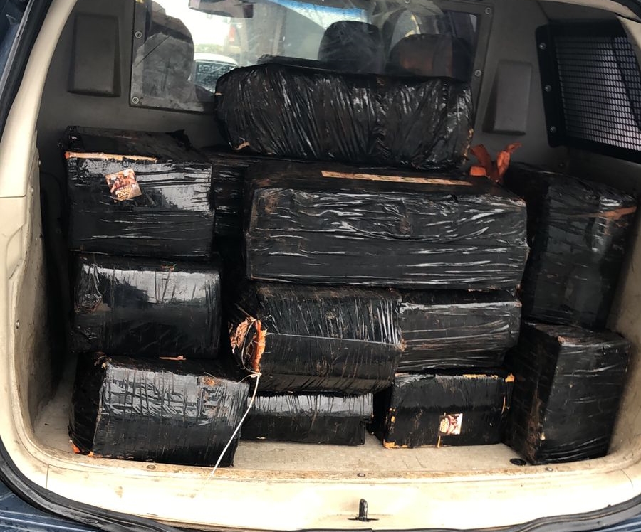 Maconha estava sendo trazida de Santa Catarina para o Rio Grande do Sul - Foto: PRF