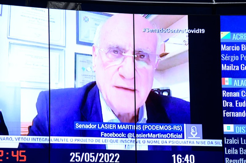 Lasier Martins disse que é notória a insatisfação de parcela significativa da sociedade com decisões do Judiciário brasileiro - Jefferson Rudy/Agência Senado