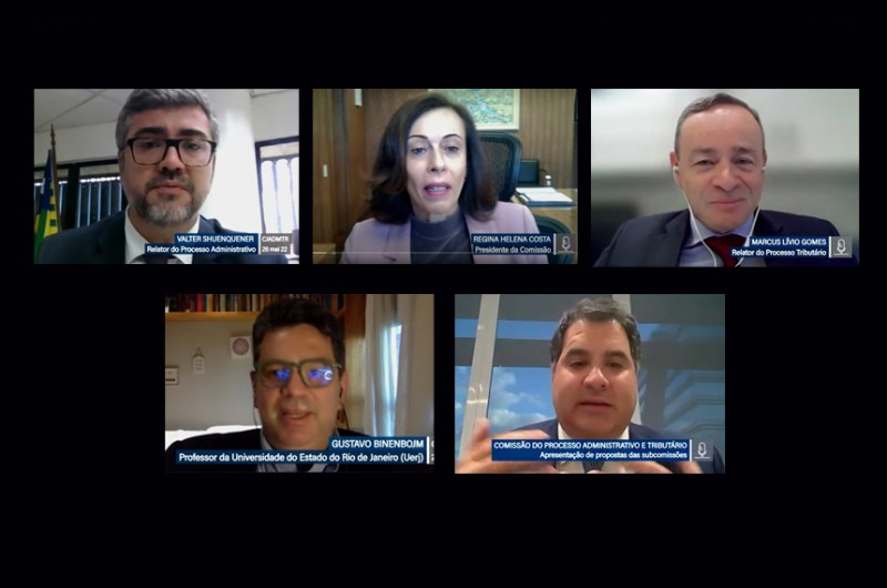 Os relatores dos grupos de trabalho da Comissão apresentaram os temas que estão em discussão e que poderão virar anteprojetos de lei - Agência Senado