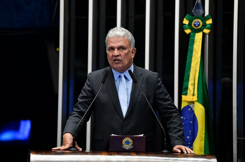 O senador Sérgio Petecão disse que isso é perseguição e crime eleitoral e que vai denunciar a situação ao Ministério Público Federal e ao Procurador Eleitoral - Roque de Sá/Agência Senado