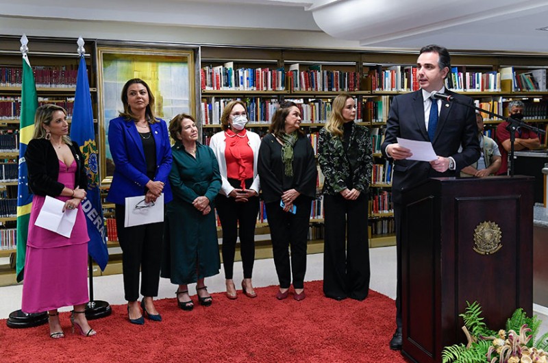 A política ainda é um ambiente hostil a muitas mulheres, diz Pacheco - Roque de Sá/Agência Senado