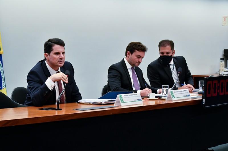 O senador Marcos do Val (Podemos-ES) foi aclamado relator da Lei de Diretrizes Orçamentárias de 2023 - Waldemir Barreto/Agência Senado