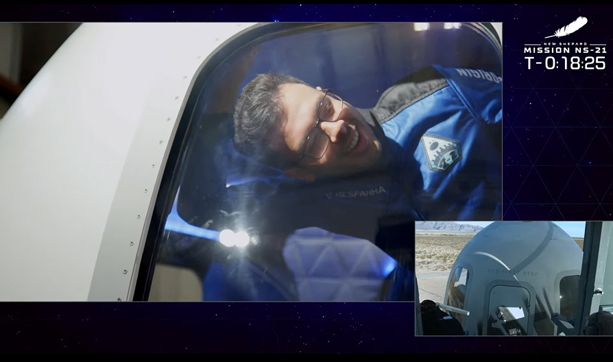 Brasileiro investiu cerca de R$ 12 mil em NFTs, critptoativos colecionáveis e exclusivos, o que lhe permitiu ser sorteado para a viagem - Foto: Reprodução Virgin