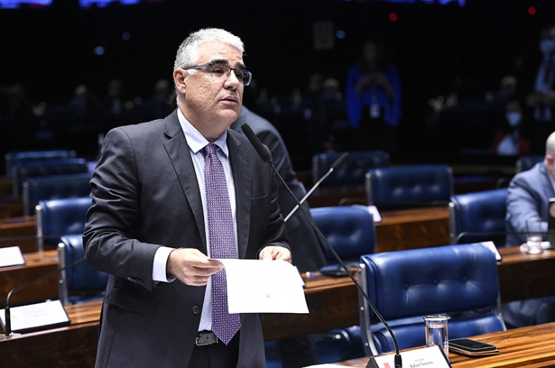 A homenagem ao Instituto Sathya Sai de Educação do Brasil (Isseb) foi iniciativa do senador Eduardo Girão e ainda será agendada - Jefferson Rudy/Agência Senado