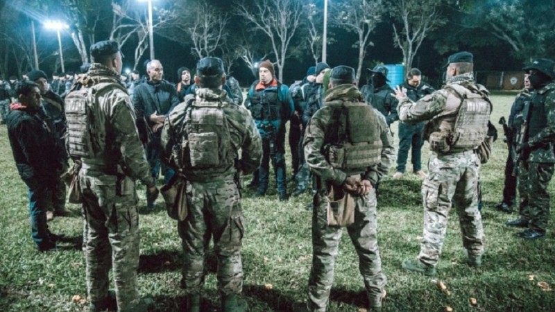 Em treinamento contra