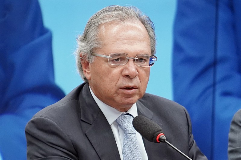 A Comissão de Assuntos Econômicos (CAE) do Senado vai votar requerimento de convocação do ministro da Economia, Paulo Guedes - Pablo Valadares/Câmara dos Deputados