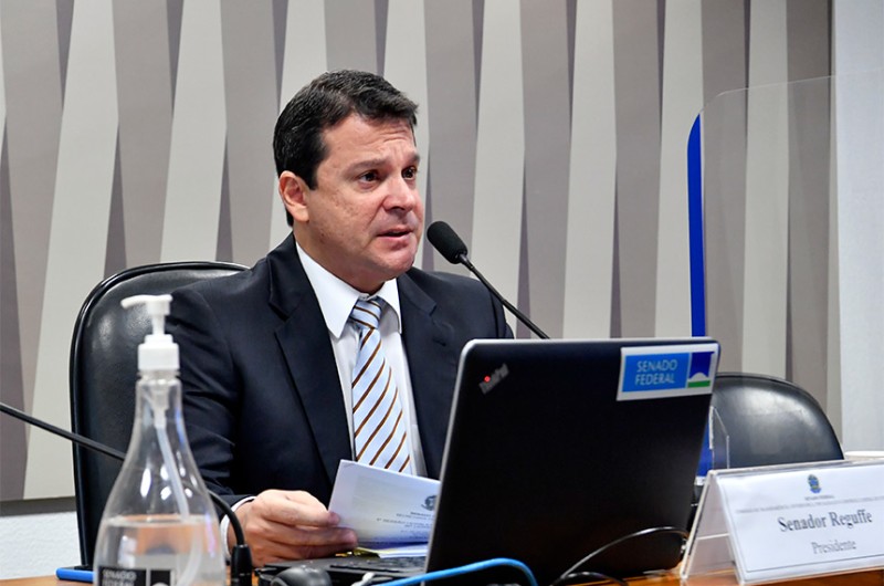 O senador Reguffe é o presidente da Comissão de Transparência, Governança, Fiscalização e Controle e Defesa do Consumidor (CTFC) - Waldemir Barreto/Agência Senado