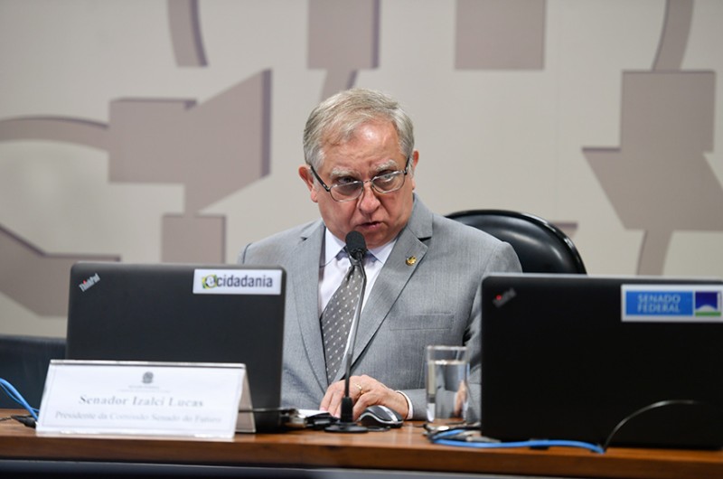 O senador Izalci Lucas (PSDB-DF) é o presidente da Comissão Senado do Futuro - Edilson Rodrigues/Agência Senado