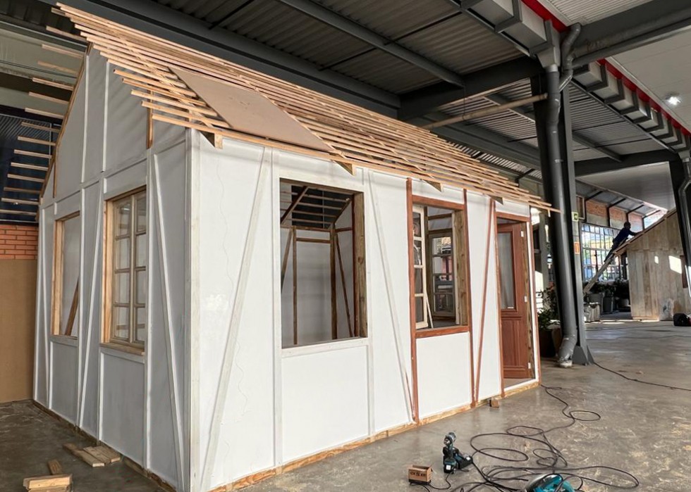 A construção da Vila Das Etnias foi realizada pelas empresas locais num movimento de engajamento comunitário. Crédito: Divulgação 