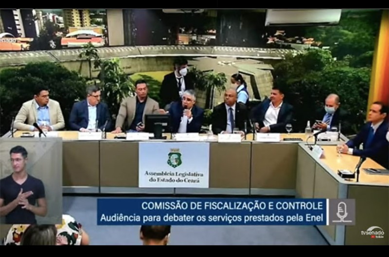Senadores se reuniram em Fortaleza com representantes de consumidores, produtores e concessionária de energia - Reprodução/TV Senado