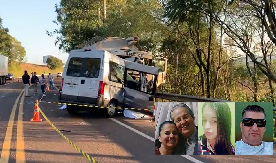 Wilson e a esposa Adazila, Ana Bruna e o mtorista Magno Zanella estão entre as vítimas do acidente