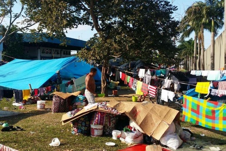 Venezuelanos abrigados em Boa Vista (RR) - (Foto: Divulgação/Cáritas Brasileira)