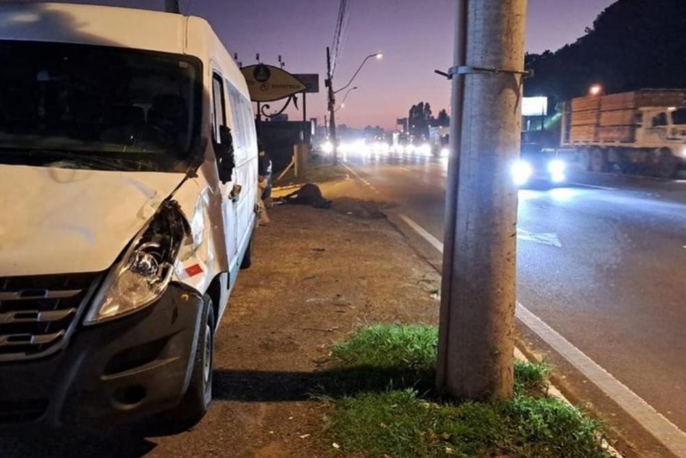 Nenhum dos passageiros ficou ferido no acidente - Foto: Leandro Rodrigues/Agência RBS