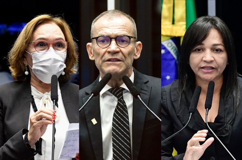 Zenaide, Contarato e Eliziane celebraram nas redes sociais a aprovação da PEC - Agência Senado