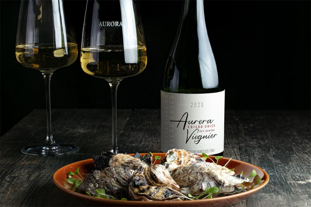 Edição Única Viognier 2020 tem venda exclusiva nas lojas da Vinícola Aurora. Crédito: Eduardo Benini