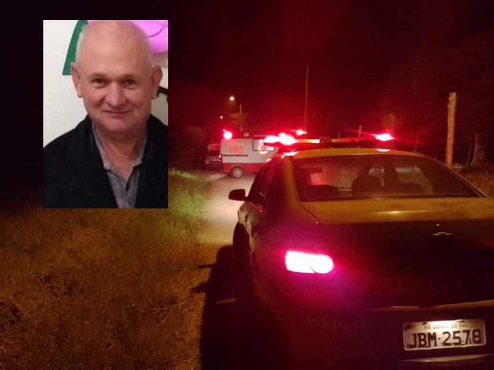 O homem estaria em um açude de sua propriedade. Crédito (foto do fundo): Rádio A Voz FM