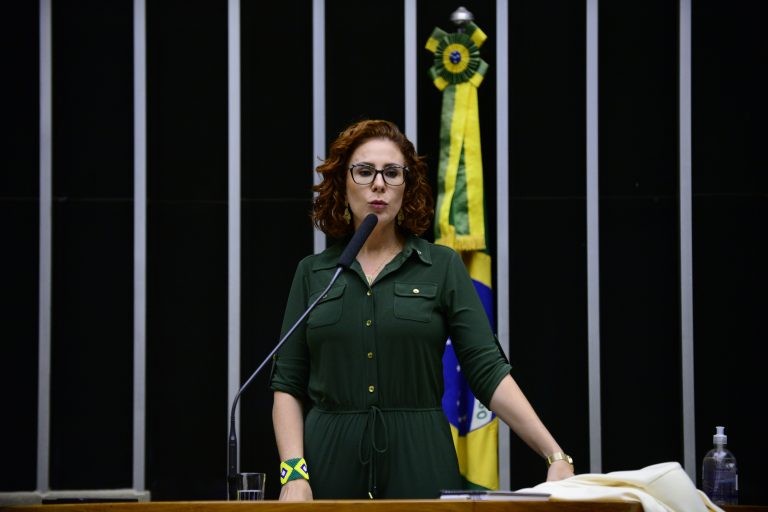 Carla Zambelli, autora da proposta - (Foto: Nilson Bastian/Câmara dos Deputados)