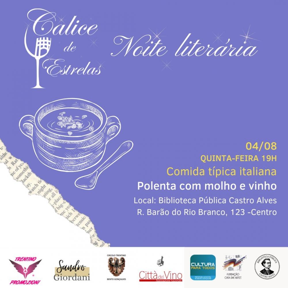 Biblioteca Castro Alves promove Noite Literária nesta quinta, 04