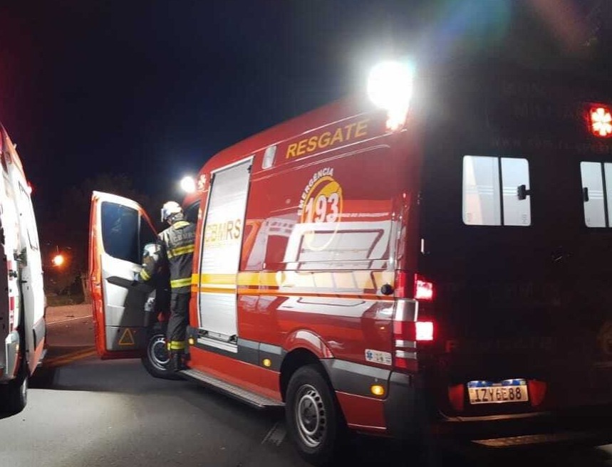 Dois homens ficam feridos em acidente no bairro Eucaliptos em Bento Gonçalves