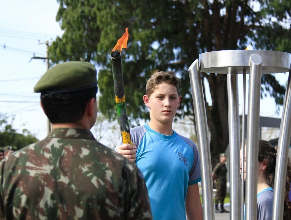 Fogo Simbólico da Pátria chega em Bento Gonçalves nesta quarta-feira (17)
