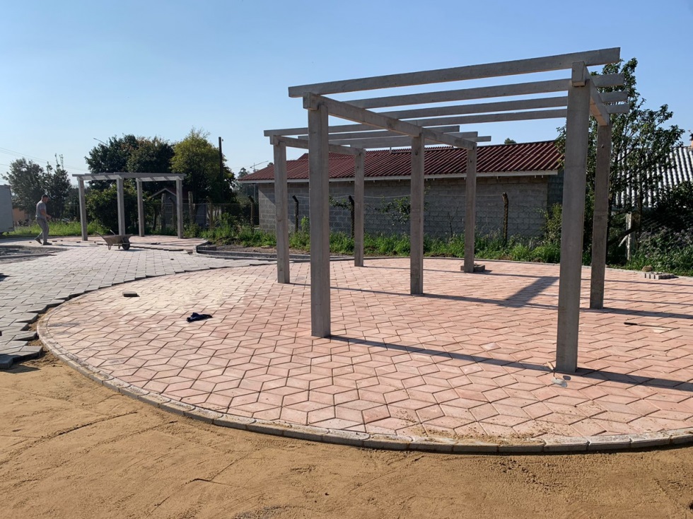 Atualmente, a obra encontra-se 22% executada e o prazo de entrega está previsto para final do mês de outubro. Crédito: Secretaria Municipal de Projetos Públicos e Meio Ambiente