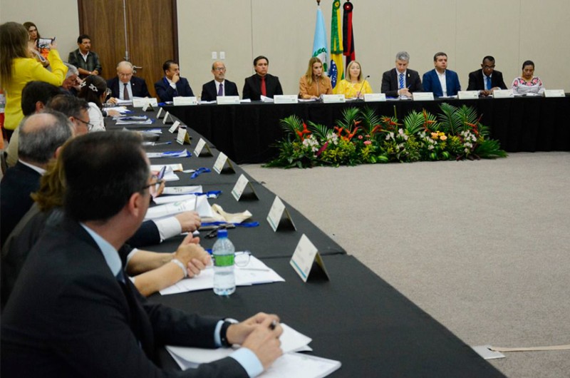 Parlamentares dos 23 países que compõem o Parlamento Latino-Americano e Caribenho se reuniram nesta segunda-feira (5) em João Pessoa - Juliana Santos/Assessoria de imprensa da Senadora Daniella Ribeiro