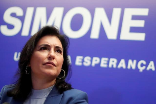 Candidata do MDB tem batido forte no presidente Jair Bolsonaro